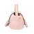Autumn And Winter New Trendy Simple Plush Mini Portable Shoulder Crossbody Bag Women'S Retro Cylinder Bucket Bag