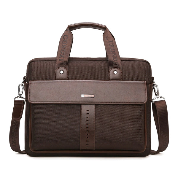 Business Men'S Briefcase Canvas Handbag Oxford Hand File Business Work Computer Bag Large Capacity Men'S Bag