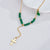 Elegant Retro Minimalist Cross 304 Stainless Steel 18K Gold Plated Tassel Pendant Necklace