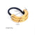 Women'S Casual Modern Style Square Bow Knot Shell 304 Stainless Steel Metal Shiny Metallic Hair Tie