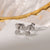 1 Pair Minimalist Commute Geometric Solid Color 304 Stainless Steel 14K Gold Plated Ear Studs