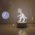 Stall Supply Creative Led Atmosphere Night Light Children'S Gift Dream Decoration 3D Table Lamp Logo Lettering