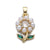 1 Piece 21 * 25Mm 22*28Mm 25 * 33Mm Copper Zircon Geometric Floral Butterfly Jewelry Accessories Pendant