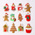 2022 New Christmas Tree Diy Pendant Gingerbread Man Twelve Source Manufacturers Christmas Scene Layout Pendant