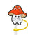 10 Pieces Cute Cartoon Silica Gel Straw Decorative Cap 1 Piece
