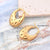 1 Pair/Package Ig Style Casual Minimalist Geometric Simple Solid Color Irregular Polishing Plating 304 Stainless Steel 18K Gold Plated Earrings