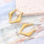 1 Pair/Package Ig Style Casual Minimalist Geometric Simple Solid Color Irregular Polishing Plating 304 Stainless Steel 18K Gold Plated Earrings