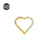 Hot G23 Titanium Heart-Shaped Nose Ring Ear Stud  Personalized Body Piercing Nose Accessories Seamless Earrings