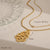 Retro Classic Style Commute Gourd 304 Stainless Steel Zircon 18K Gold Plated Hollow Out Inlay Earrings Necklace