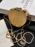 Apple Gold Apple Silver Square Gold Arylic Solid Color Round Evening Bags