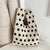Women'S Medium Polyester Color Block Cute Streetwear Square Open Tote Bag