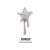 New Nail Art Crock Heart Retro Punk Style Sweet Cool Asymmetric Star Butterfly Alloy Jewelry Diamond Diy Accessories