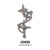 New Nail Art Crock Heart Retro Punk Style Sweet Cool Asymmetric Star Butterfly Alloy Jewelry Diamond Diy Accessories