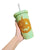 Halloween New Vacuum Cup Amazon Diamond-Embedded Diamond Tapered Straw Cup 500Ml