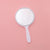 Round Mirror Mini Portable Mirror Handheld Makeup Mirror Cute Portable Handle Mirror Printable Logo Plastic Small Mirror