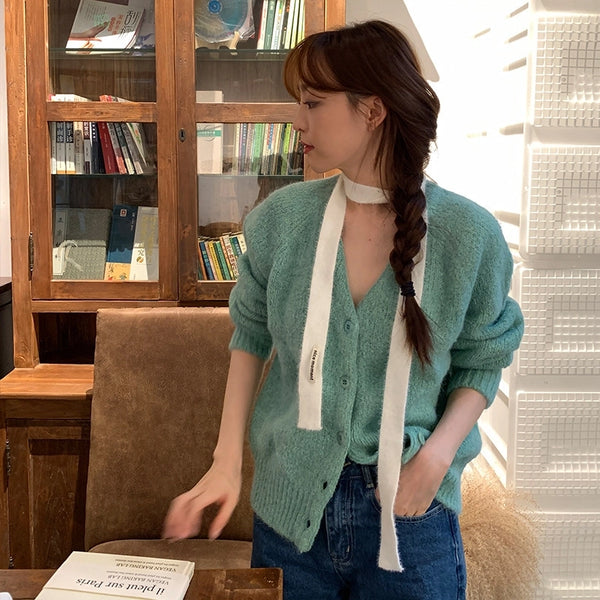 Women'S Minimalist Classic Style Solid Color Polyester Scarf