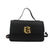 Women'S Pu Leather Solid Color Streetwear Square Magnetic Buckle Shoulder Bag Handbag Crossbody Bag