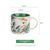High Color Value Flower Color Glaze Ceramic Mug Mug Home Large Capacity Breakfast Cup Business National Day Gift Logo