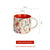 High Color Value Flower Color Glaze Ceramic Mug Mug Home Large Capacity Breakfast Cup Business National Day Gift Logo