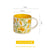 High Color Value Flower Color Glaze Ceramic Mug Mug Home Large Capacity Breakfast Cup Business National Day Gift Logo