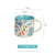 High Color Value Flower Color Glaze Ceramic Mug Mug Home Large Capacity Breakfast Cup Business National Day Gift Logo