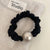 Classic Style Pearl Ribbon High-End Bowknot Hair Ring Large Intestine Ring Ponytail Tie Up A Bun Hairstyle Hair Accessories