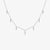 925 Sterling Silver Zircon Inlay Cross Pendant Necklace