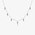 925 Sterling Silver Zircon Inlay Cross Pendant Necklace