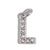 Stainless Steel 26 English Beaded Letter-Printing Eardrops Diy Handmade Pendant Necklace Accessories
