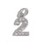 Stainless Steel 26 English Beaded Letter-Printing Eardrops Diy Handmade Pendant Necklace Accessories