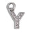 Stainless Steel 26 English Beaded Letter-Printing Eardrops Diy Handmade Pendant Necklace Accessories