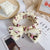 Leopard Stripe Bow Hair Band Women'S Face Washing Sports Hair Band Coral Fleece Hair Accessories
