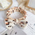 Leopard Stripe Bow Hair Band Women'S Face Washing Sports Hair Band Coral Fleece Hair Accessories