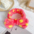 Leopard Stripe Bow Hair Band Women'S Face Washing Sports Hair Band Coral Fleece Hair Accessories