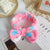 Leopard Stripe Bow Hair Band Women'S Face Washing Sports Hair Band Coral Fleece Hair Accessories
