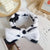 Leopard Stripe Bow Hair Band Women'S Face Washing Sports Hair Band Coral Fleece Hair Accessories