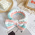 Leopard Stripe Bow Hair Band Women'S Face Washing Sports Hair Band Coral Fleece Hair Accessories