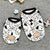 Cq837 Knitted Pit Cartoon Printed Vest [Pet Cute Super Cute Pet Clothing Dog Clothes]]