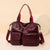 Women'S Pu Leather Solid Color Streetwear Square Zipper Handbag Crossbody Bag