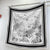 90Cm * 90Cm Hangzhou High Quality Twill Forged Large Square Scarf Fashion Printed Scarf Sunscreen Shawl Scarf