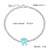 Ins European And American New Colorful Cute Tooth Shape Titanium Steel Bracelet Niche Design Personality All-Match 18K Bracelet