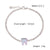 Ins European And American New Colorful Cute Tooth Shape Titanium Steel Bracelet Niche Design Personality All-Match 18K Bracelet