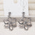 2024 High-Grade Photosensitive Surface Flower-Shaped Earrings  Elegant Gorgeous Commuter Style Petal Copper Plating Matte Gold Earrings