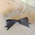 French Satin Bow Barrettes Women'S High-Grade Elegant Back Head Duckbill Clip Hairpin Double Hair Accessory For Ponytail Headdress