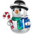 1 Piece 12*13Mm Hole 4~4.9Mm 925 Sterling Silver Snowman Jewelry Accessories