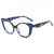 New Fashion Retro Cat Eye Personality Entry Lux Tr Anti-Blue Ray Plain Glasses Internet Celebrity Same Glasses Rim