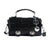 French Style Eel Pattern Handbag Trendy One-Shoulder Crossbody Bag Simple Artistic Small Square Bag