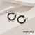 1 Pair Minimalist C Shape Twist 201 Stainless Steel Ear Studs
