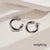 1 Pair Minimalist C Shape Twist 201 Stainless Steel Ear Studs