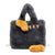 Fur Bag Portable Women'S Bag Large Capacity Cute Cartoon Big Goose Chain Shoulder Messenger Bag